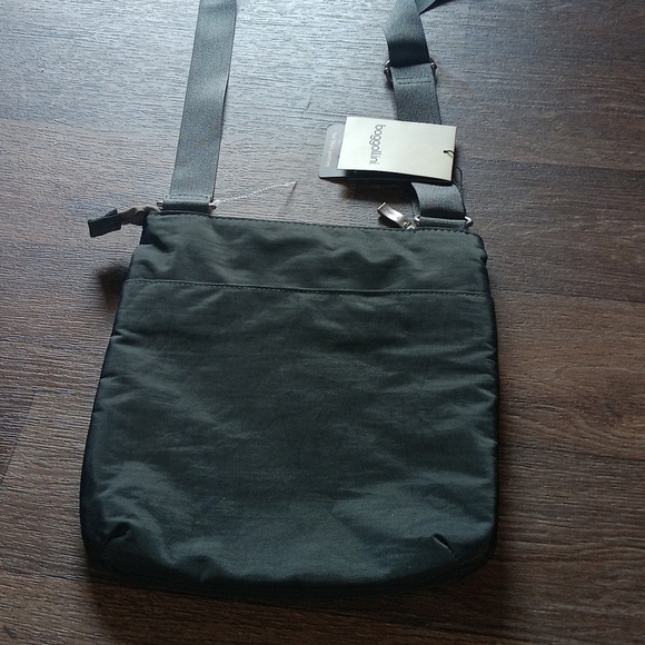 COPY - Baggallini 3 Zippered Gray Crossbody Adjustable Strap Tote Bag Purse 10"… - Picture 3 of 5